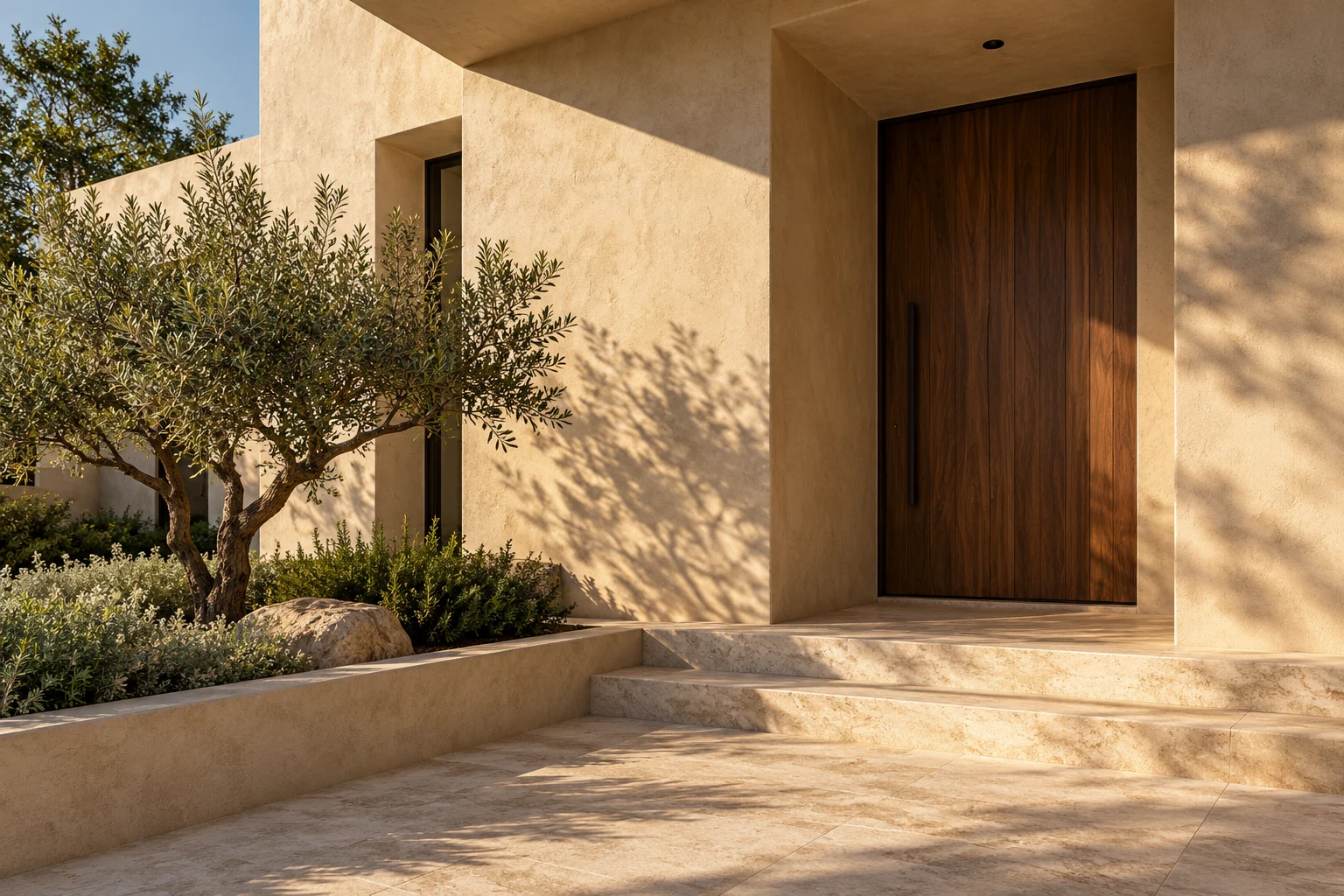 Detalle arquitectónico de una vivienda contemporánea